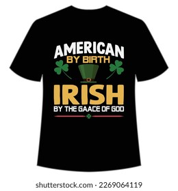 Irish Drinking Team St. Patrick's Day Shirt Print Template, Lucky Charms, Irish, everyone has a little luck Typography Design