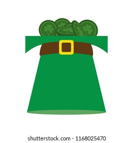 Irish elf hat with coins inside