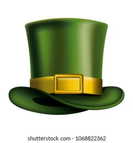 Irish elf hat isolated icon