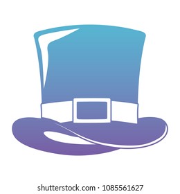 Irish elf hat isolated icon