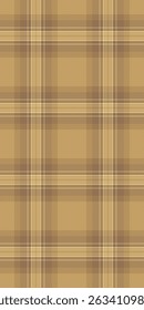 Irish fabric texture background, glen plaid seamless check. Figure textile vector pattern tartan in amber and orange colors palette.