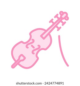 Irish Fiddle icon, fiddle, irish, symbol, music duotone line icon, editable vector icon, pixel perfect, illustrator ai file