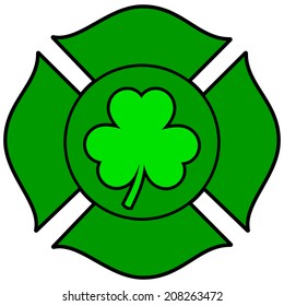 Irish Firefighter Maltese Cross