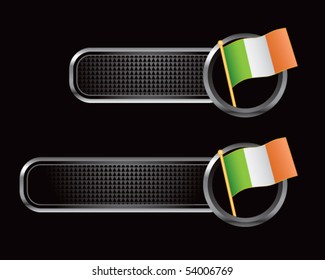 irish flag black checkered tabs