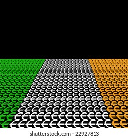 irische Flagge - Hintergrund
