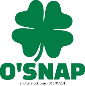 Irish funny name - O'snap