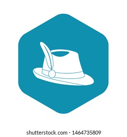 Irish hat icon. Simple illustration of irish hat vector icon for web