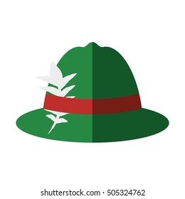 Irish hat isolated icon vector illustration design