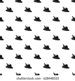 Irish hat pattern seamless in simple style vector illustration