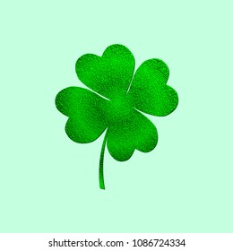 Irish holiday. Saint patricks day. Leaves clover. Vector illustration. Irish shamrock .