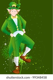 Irish Leprechaun PatrickÃ¢Â?Â?s Day Background