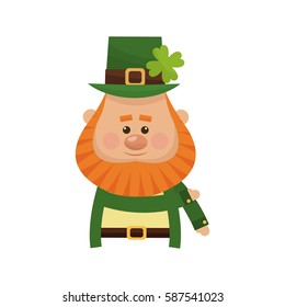 irish leprechaun icon 