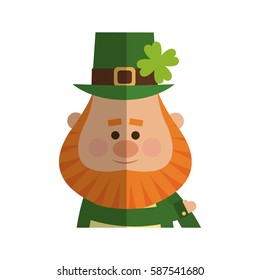 irish leprechaun icon 