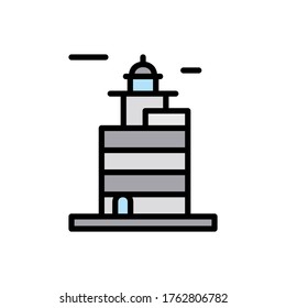 Irish, lighthouse icon. Simple color with outline vector elements of pharos icons for ui and ux, website or mobile application