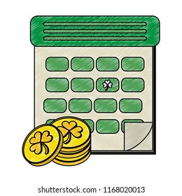 Irish planner st patricks day scribble