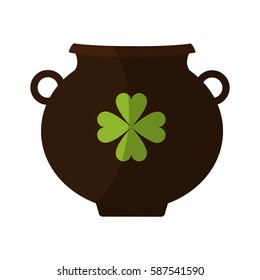 irish pot with money 