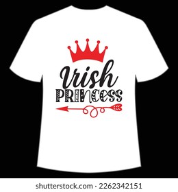 Irish Princess, St. Patrick's Day Shirt Print Template, Lucky Charms, Irish, everyone has a little luck