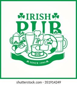 Irish Pub Illustration