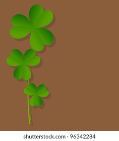 Irish Shamrock Background