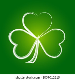 Irish Shamrock Badge Icon