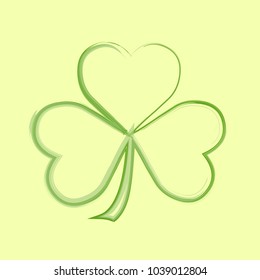 Irish Shamrock Badge Icon