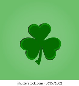 Irish shamrock for St Patrick's Day 