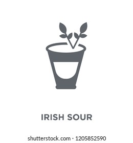 Irish Sour icon. Irish Sour design concept from Drinks collection. Simple element vector illustration on white background.