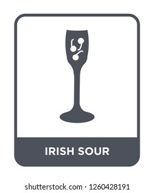 irish sour icon vector on white background., irish sour simple element illustration