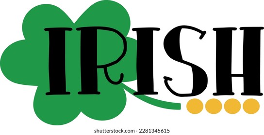 Irish st. patrick's day t-shirt design