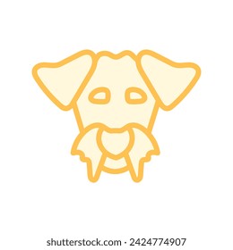 Irish Terrier icon, dog, irish, symbol, breed duotone line icon, editable vector icon, pixel perfect, illustrator ai file