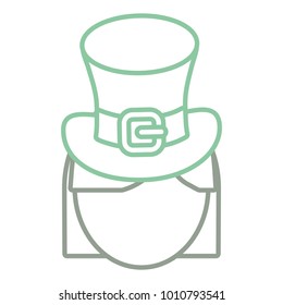 Irish top hat icon