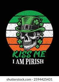 Irish vintage custom t-shirt design 