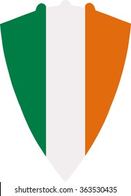 Irish weapon orange white green