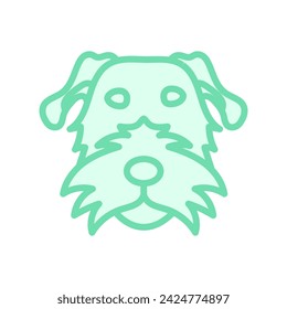 Irish Wolfhound icon, dog, irish, symbol, breed duotone line icon, editable vector icon, pixel perfect, illustrator ai file