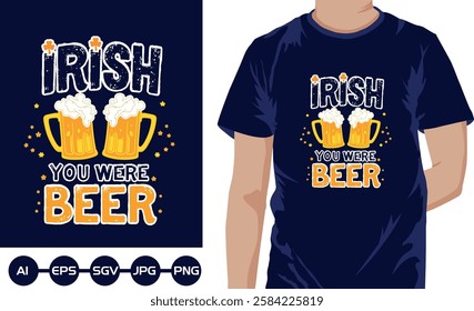 Irish youwere beer t shirt design2025