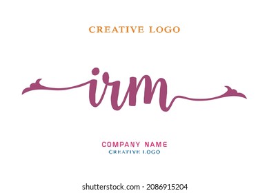 IRM lettering logo is simple, easy to understand and authoritative