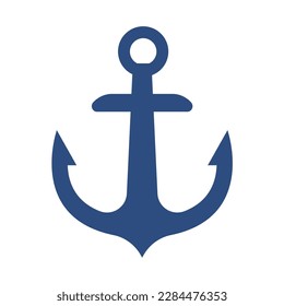 iron anchor icon ocean navigation equipment