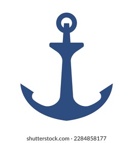 iron anchor icon ocean navigation equipment