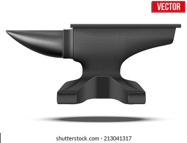 Anvil de fer. Illustration vectorielle isolée sur fond blanc.