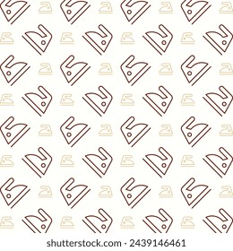 Iron attractive trendy multicolor repeating pattern vector illustration background