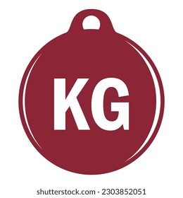 iron ballast symbol vector illustration