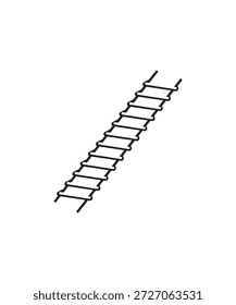 iron bar icon, vector best line icon.