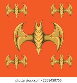  iron bat logo mascot character