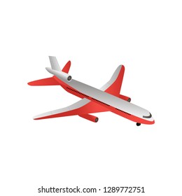 Iron bird plane in the sky. Jet plane with turbines.