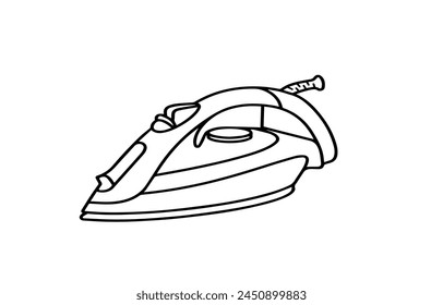 iron black outline large object