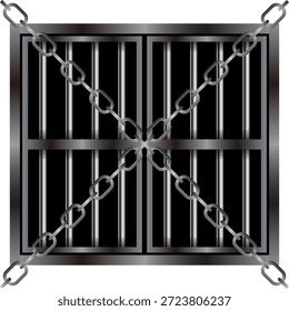 An Iron Cage Sealed Shut With Chains