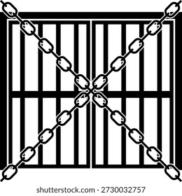 An Iron Cage Sealed Shut With Chains