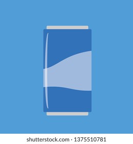 Iron can with drink
