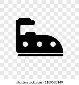 Iron cleanin vector icon isolated on transparent background, Iron cleanin transparency logo concept