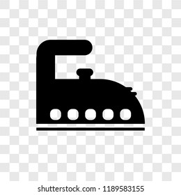 Iron cleanin vector icon isolated on transparent background, Iron cleanin transparency logo concept